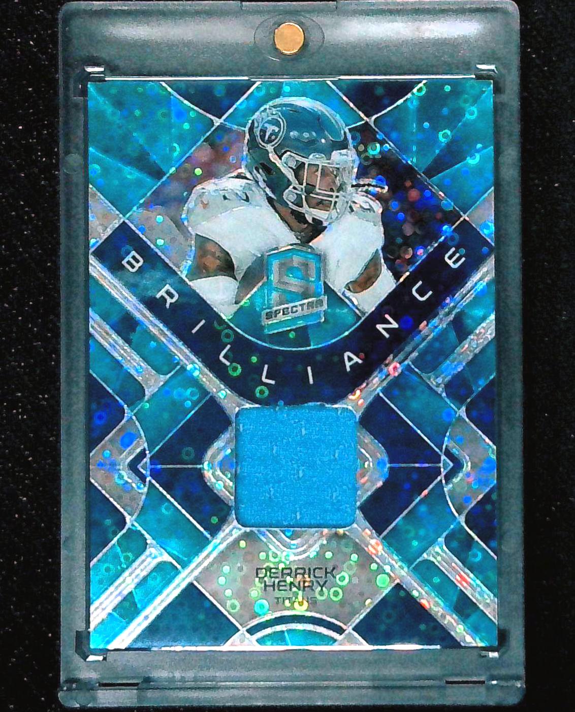 2023 Panini Spectra Derrick Henry Brilliance Relic Blue Disco /50 Titans