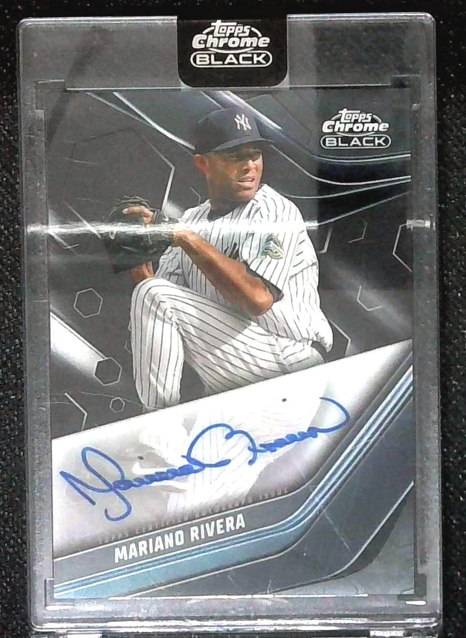 2023 Topps Chrome Black #CBA-MR Mariano Rivera Auto Yankees