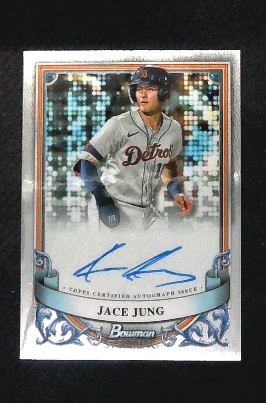Jace Jung 2024 Bowman Sterling Prospect Auto Tigers