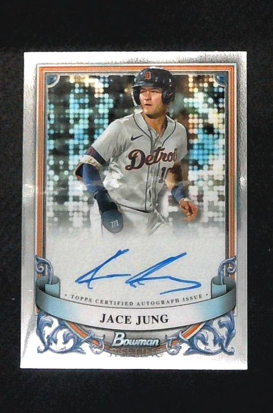 Jace Jung 2024 Bowman Sterling Prospect Auto Tigers