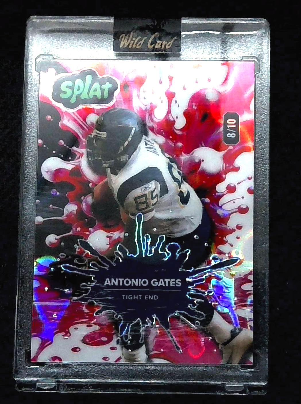 2025 Wild Card Splat Antonio Gates Pink #8/10