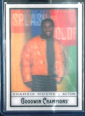 2025 UD GOODWIN CHAMPIONS SHAMEIK MOORE SPLASH OF COLOR BOUNTY UNSCRATCHED