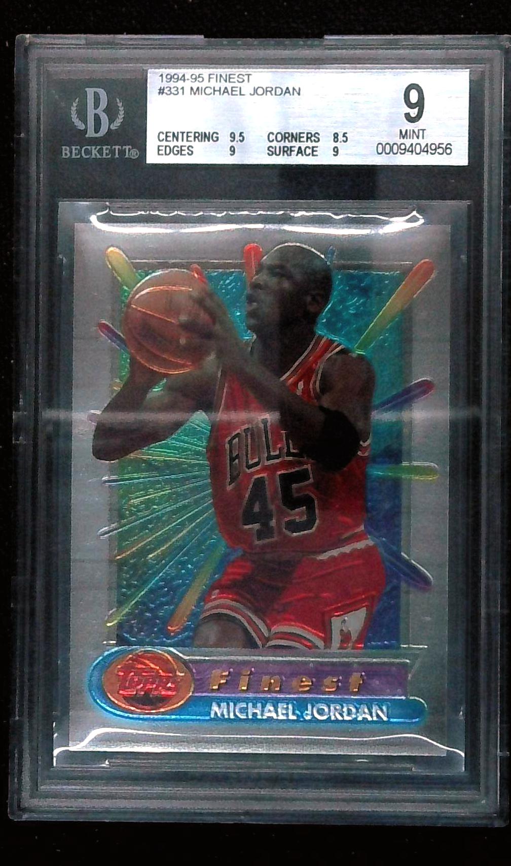 1994-95 Topps Finest - Michael Jordan #331 BGS 9 MINT Chicago Bulls