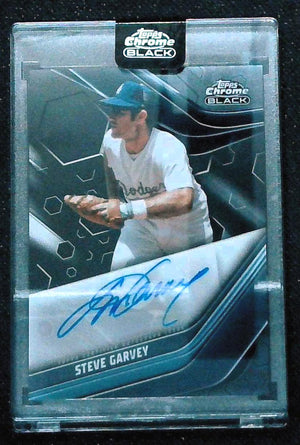 2023 Topps Chrome Black - Autographs Steve Garvey #CBA-SG (AU)