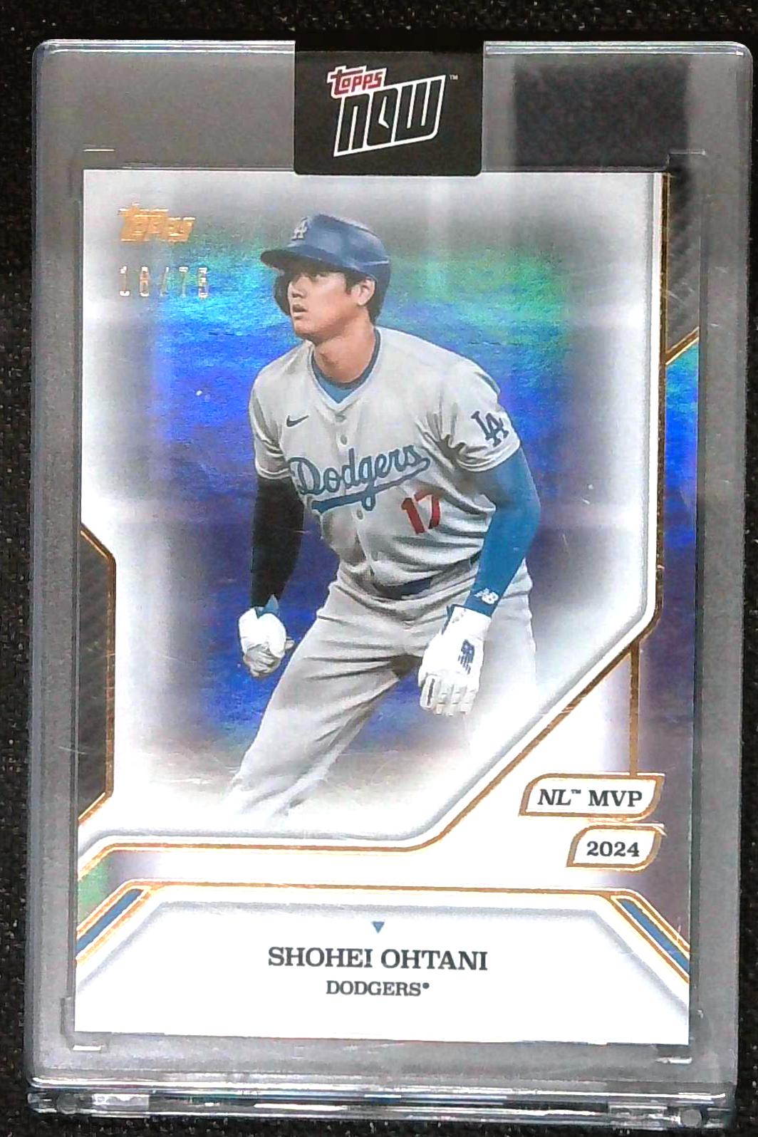 2025 Topps Now Shohei Ohtani 2024 NL MVP /75