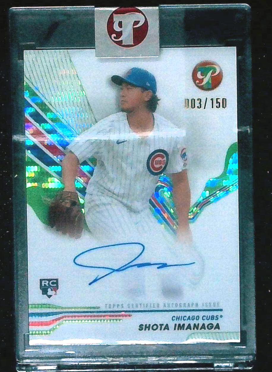 SHOTA IMANAGA 2024 TOPPS PRISTINE ROOKIE GREEN PRISTINE AUTO /150