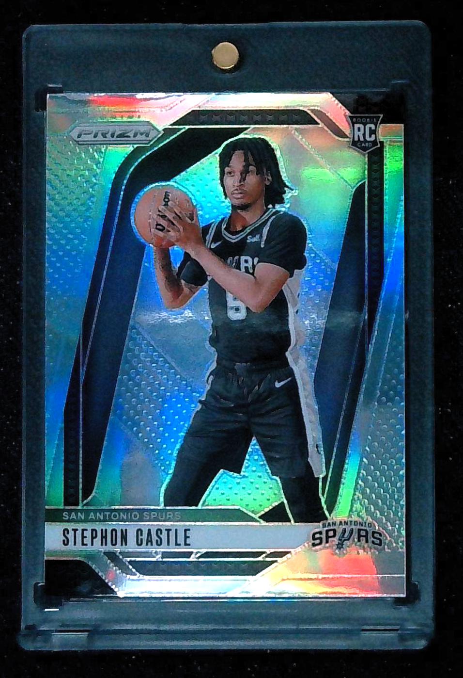 2024-25 Panini Prizm Prizms Silver #234 Stephon Castle RC ROOKIE SPURS