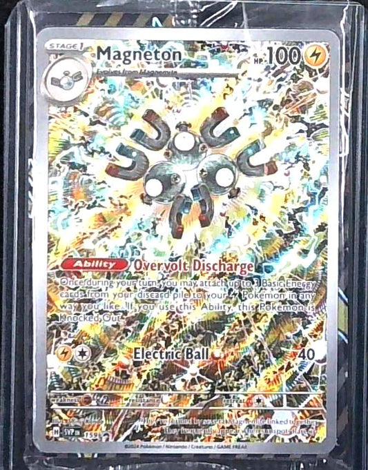 Sealed Magneton 159 - Pokemon Scarlet & Violet Black Star Promo Card - NM