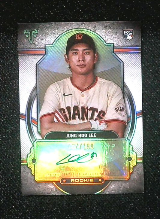 JUNG HOO LEE 2024 TOPPS TRIPLE THREADS ROOKIE AUTOGRAPH RC AUTO /199
