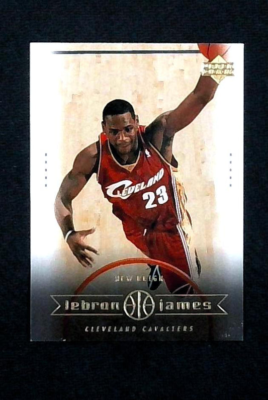 LeBron James 2003 Upper Deck Box Set #28 New Reign Cleveland Cavaliers