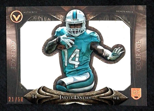 2014 Topps Valor - Jumbo Rookie Relics Jarvis Landry #VJR-JL