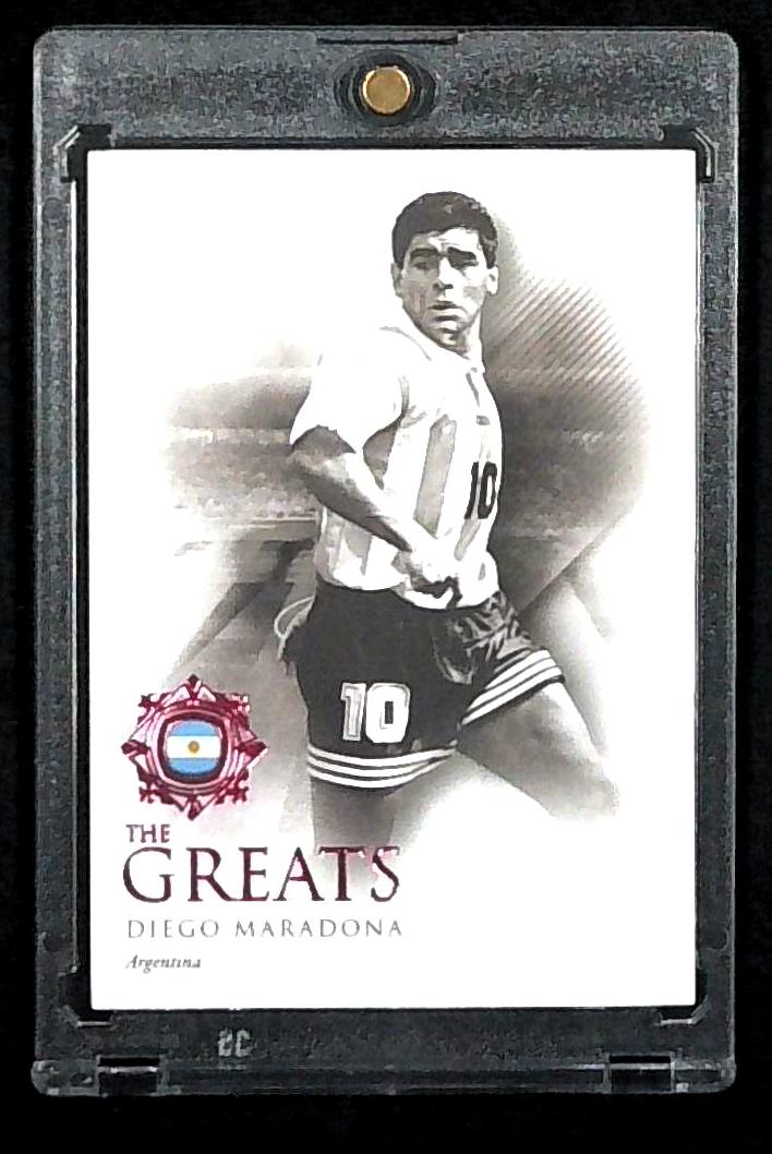 Carte à Collectionner Maradona Argentine Futera 2018 - Patch Legends PSA 9