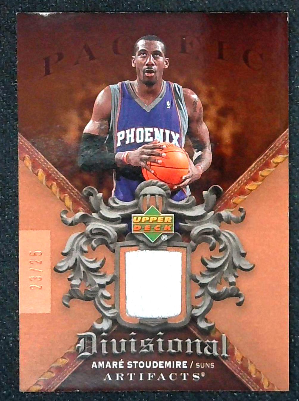2007-08 Upper Deck Artifacts Divisional Amare Stoudemire Jersey Relic /25