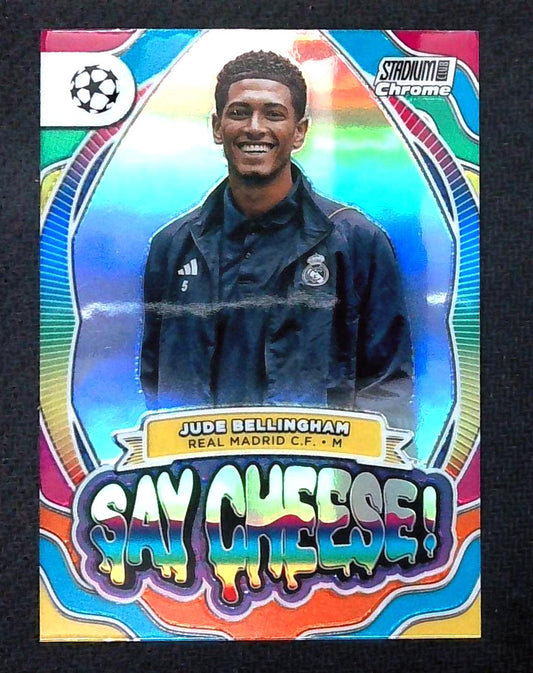 2023-24 Stadium Club Chrome UCL Say Cheese! Jude Bellingham