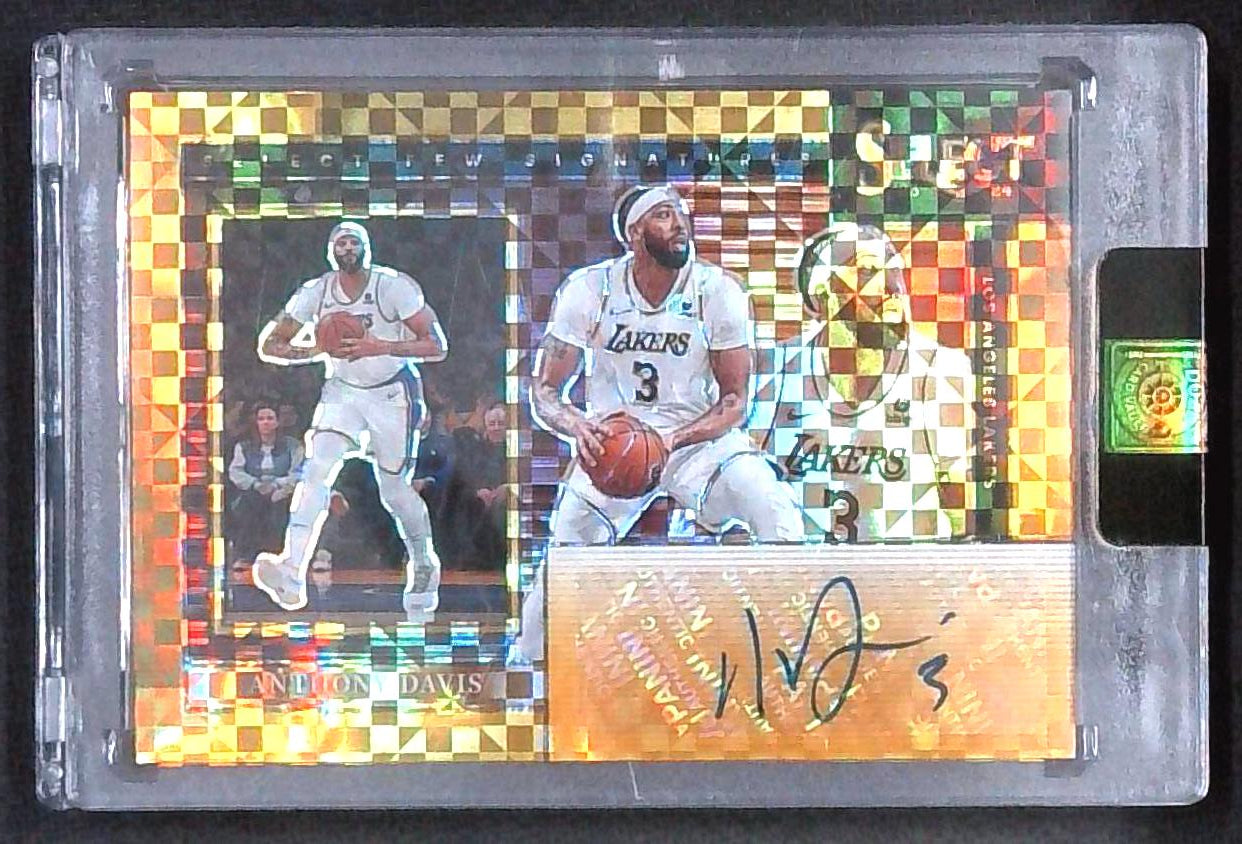 2023-24 Select Anthony Davis Gold Prizm Auto /10