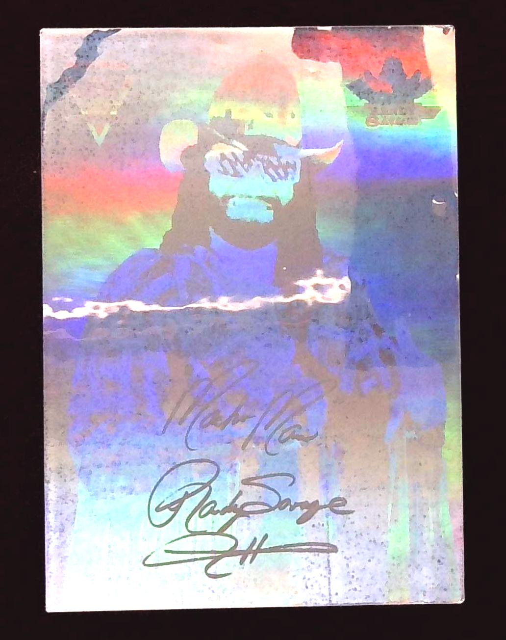 1995 Action Packed WWF Slam Stars Macho Man Randy Savage Hologram Sticker