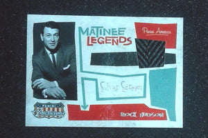 2011 Donruss Americana ROCK HUDSON #3 Matinee Legends Worn Relic /99 Pillow Talk