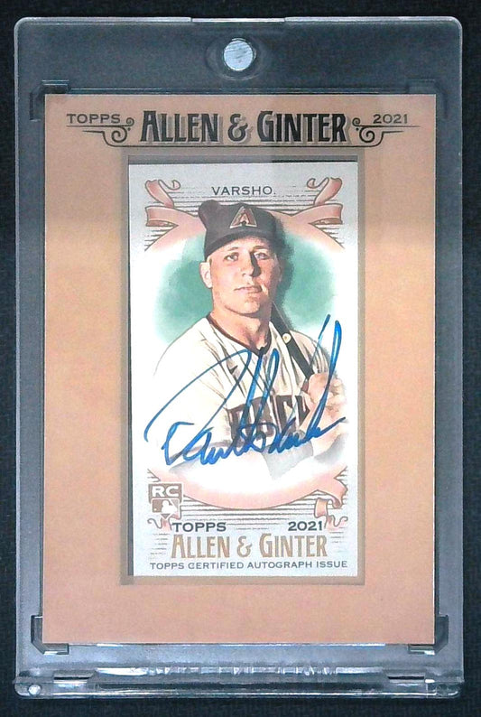2021 Topps Allen & Ginter Framed Mini Daulton Varsho Rookie Auto
