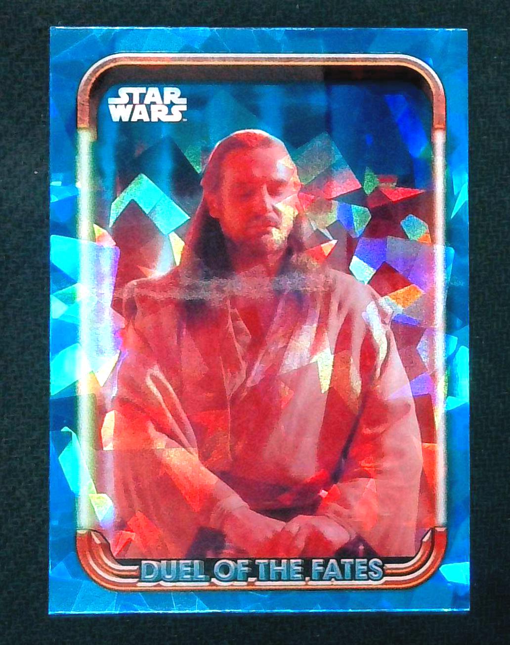 2024 Topps Sapphire Star Wars Duel of the Fates Qui-Gon Jinn DF-10