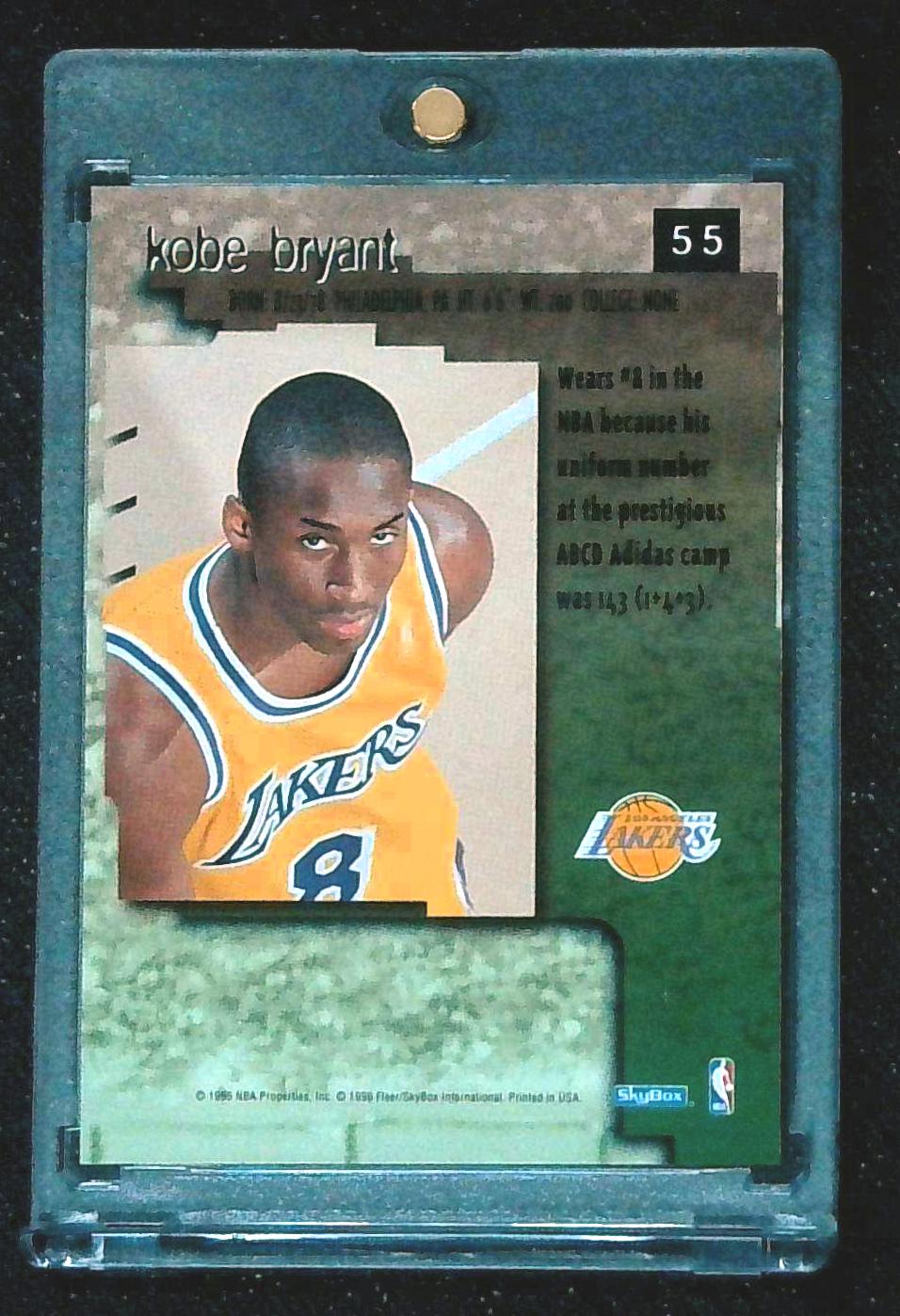 1996-97 Skybox Premium Kobe Bryant Rookie #55