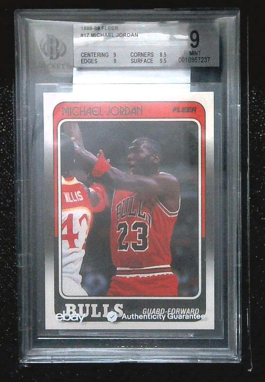 1988-89 Fleer Michael Jordan BGS 9