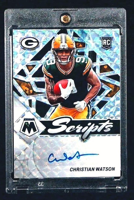 2022 Panini Mosaic - Rookie Scripts Christian Watson