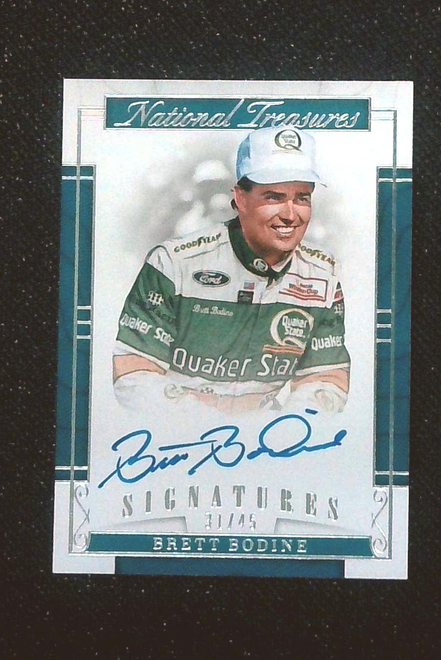 2017 PANINI NATIONAL TREASURES SIGNATURES BRETT BODINE AUTO /45