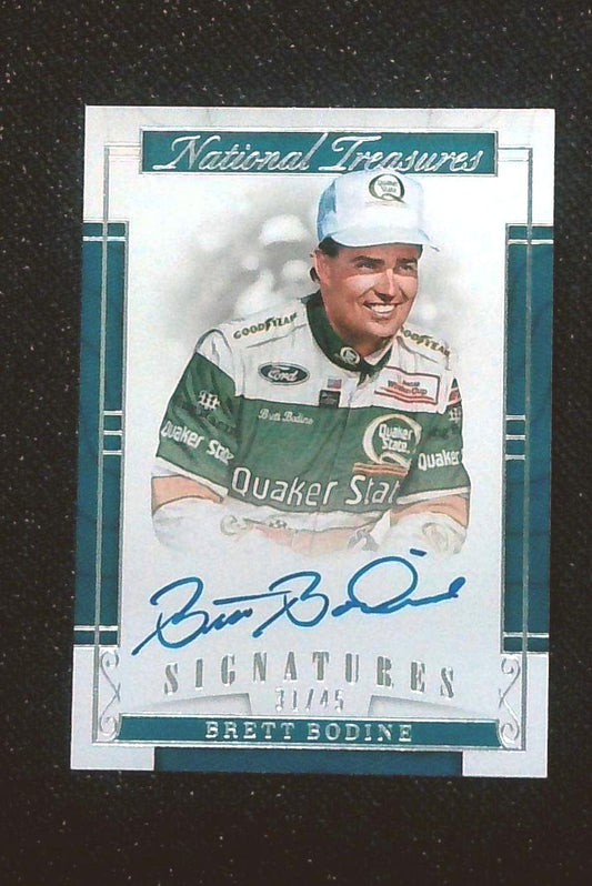 2017 PANINI NATIONAL TREASURES SIGNATURES BRETT BODINE AUTO /45