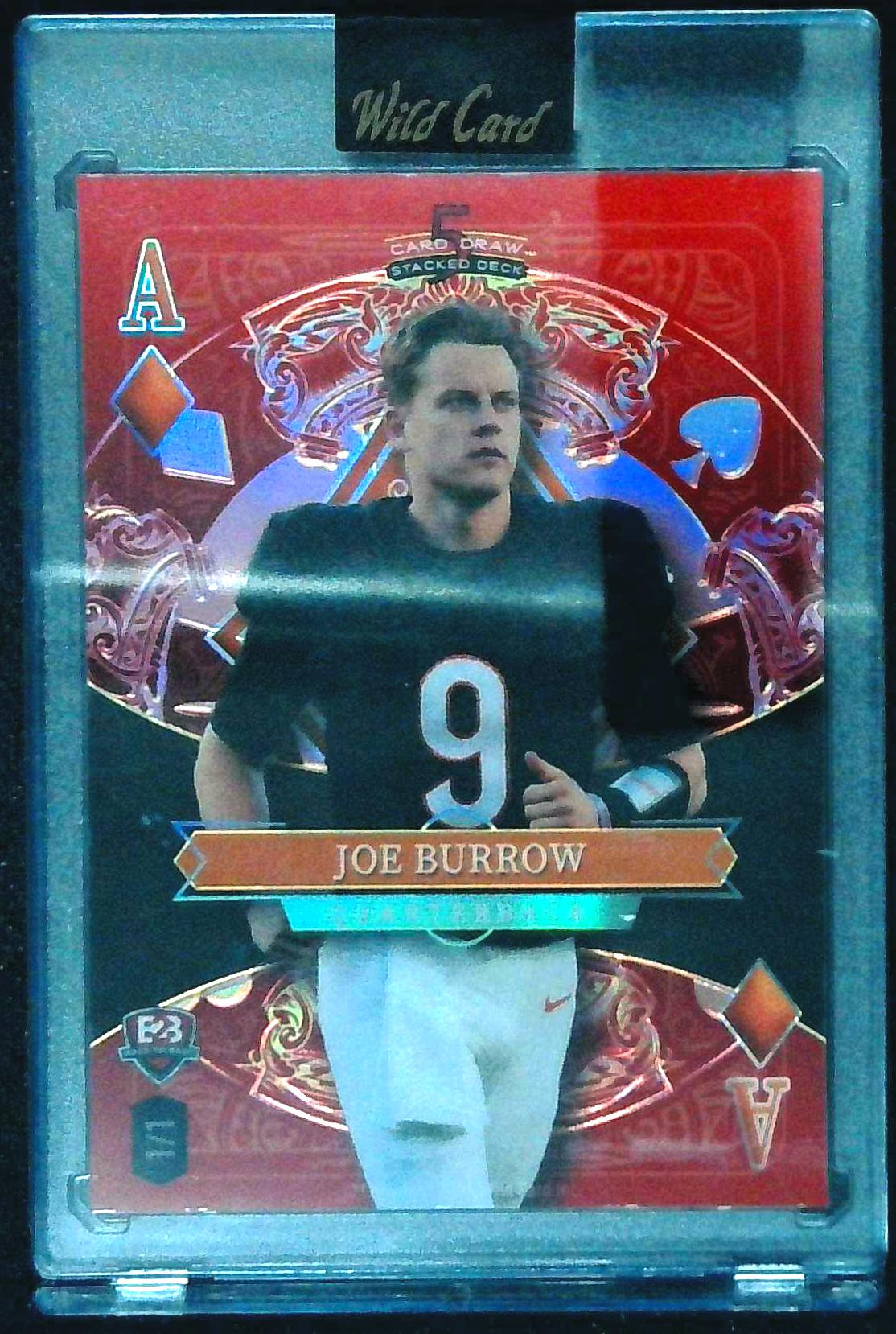 2026 Wild Card Stacked Deck Patrick Mahomes Joe Burrow 1/1
