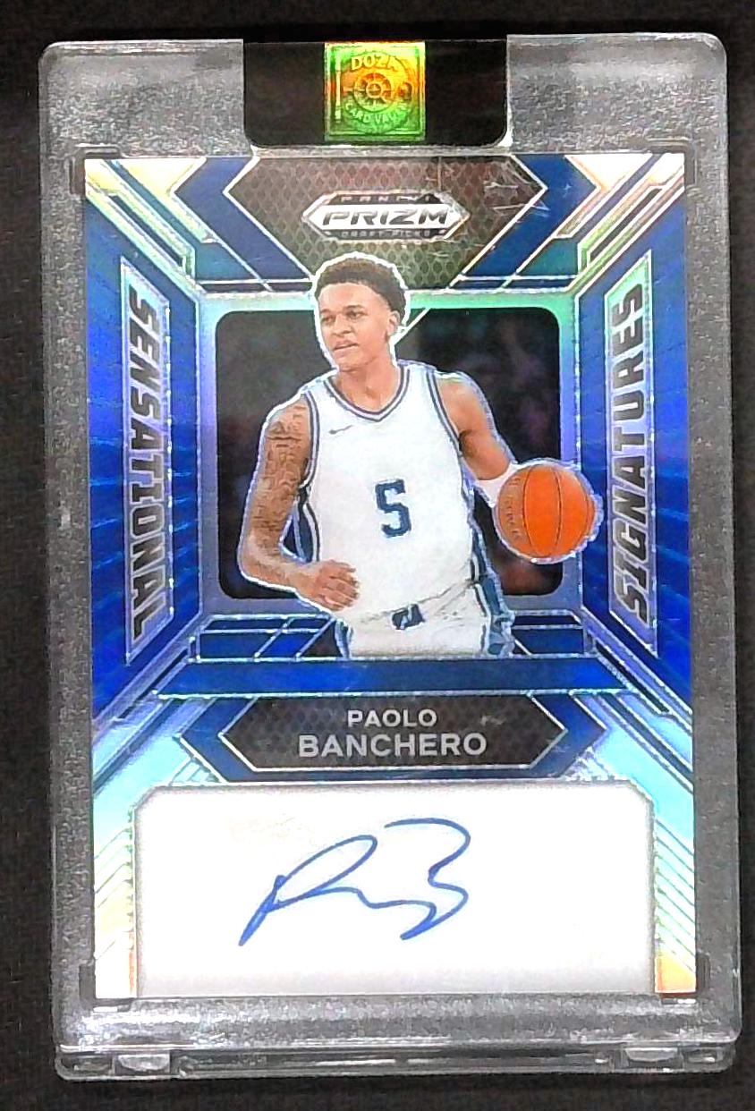 2024 Prizm Draft Picks Sensational Signatures Paolo Banchero Blue /149