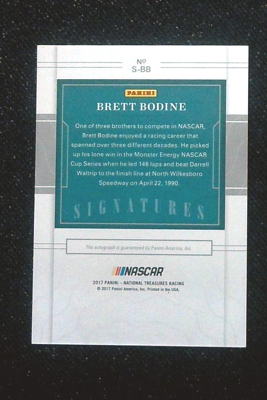 2017 PANINI NATIONAL TREASURES SIGNATURES BRETT BODINE AUTO /45