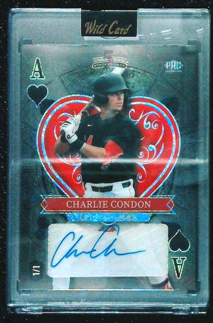 Wild Card 2024 Stacked Deck Charlie Condon Rookie Autograph 1/1
