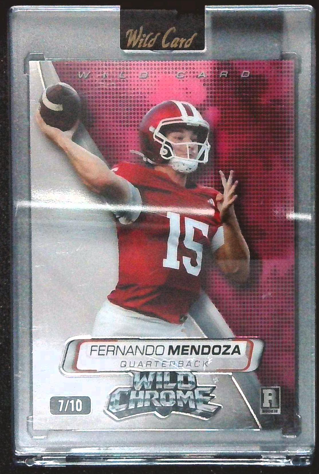2026 Wild Card Wild Chrome Fernando Mendoza /10