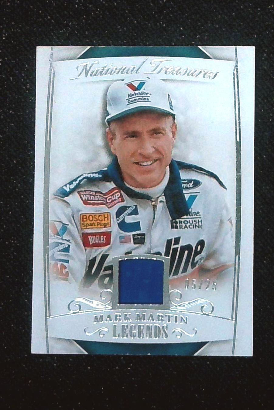 2022 National Treasures Nascar Racing Mark Martin Relic 05/25