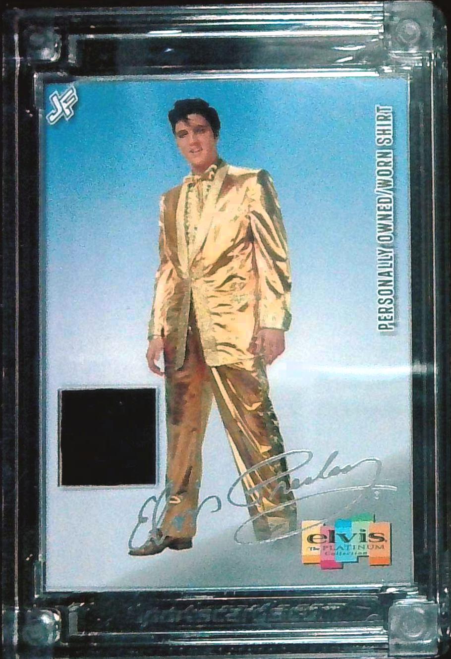 🎙️ELVIS PRESLEY Jersey Fusion Americana Personally Owned/Worn Shirt Card!!🎙️