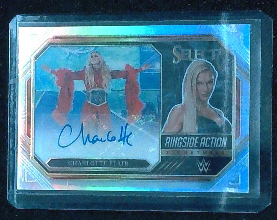 2023 Select WWE Charlotte Flair Ringside Action Auto