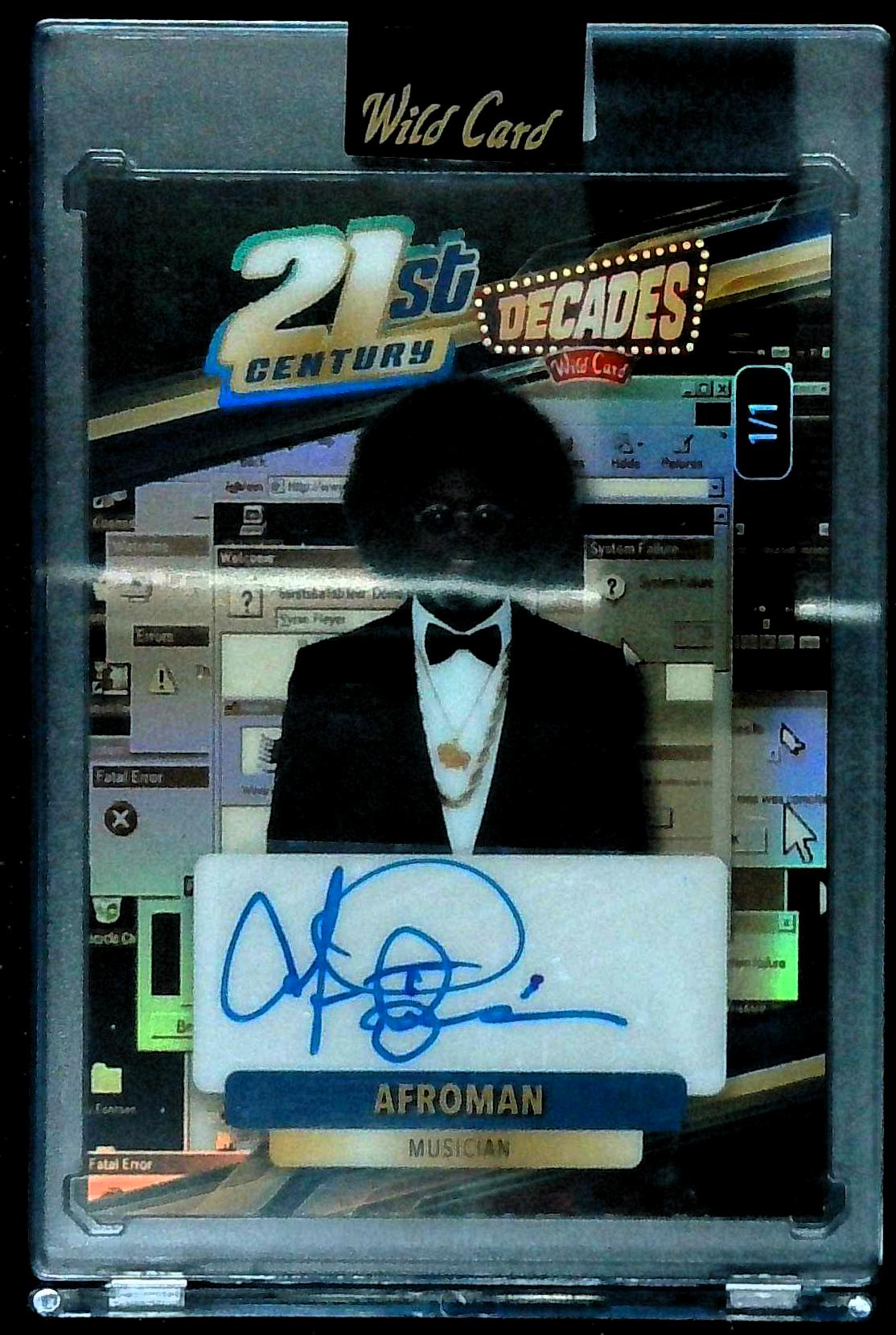 2026 Wildcard Decades Afroman 1/1 Autograph Auto