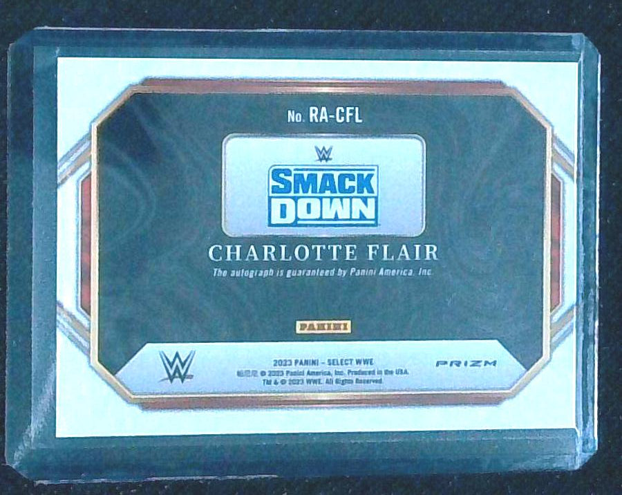 2023 Select WWE Charlotte Flair Ringside Action Auto