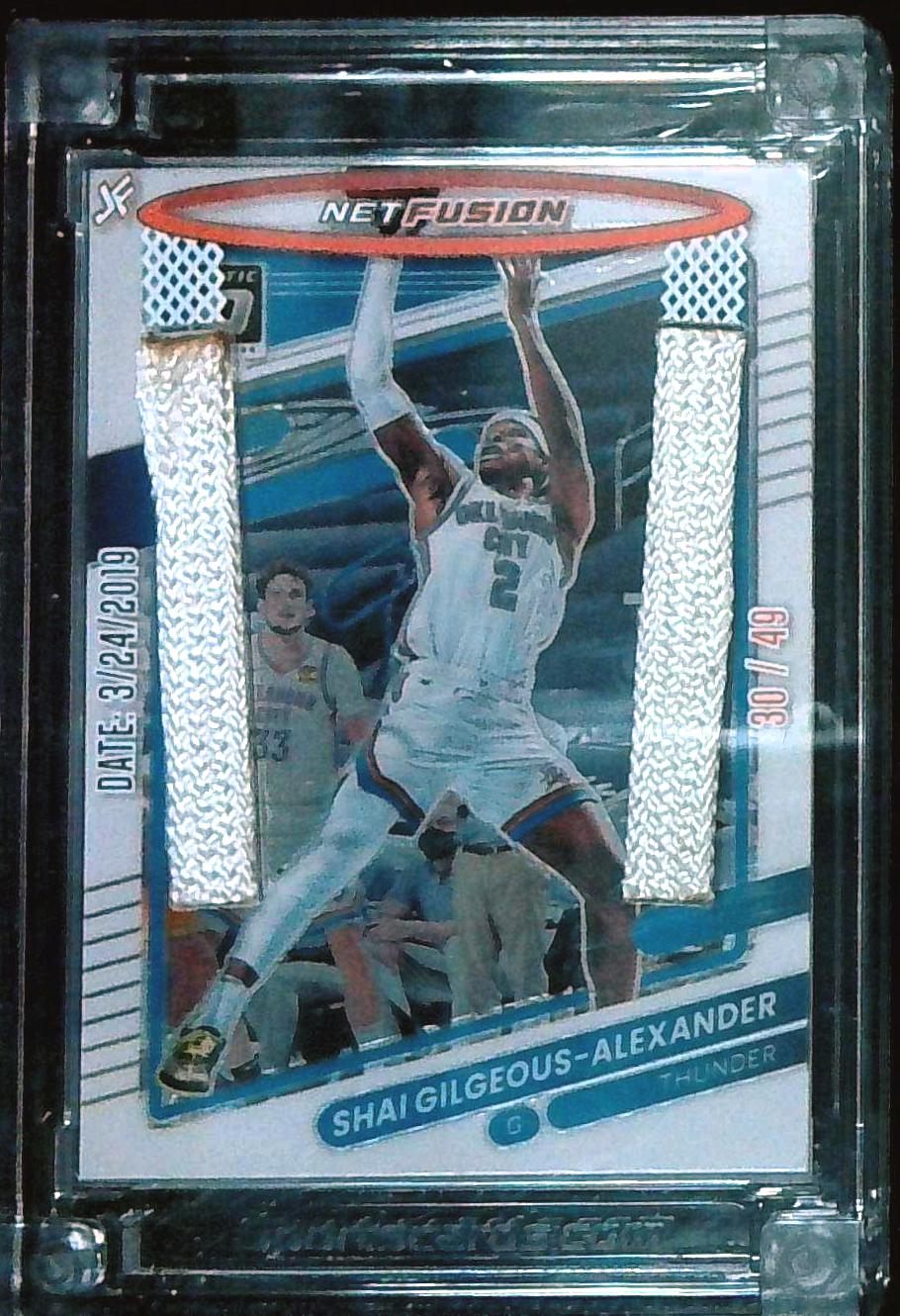 2025 Jersey Fusion Shai Gilgeous Alexander Game Used Net /49