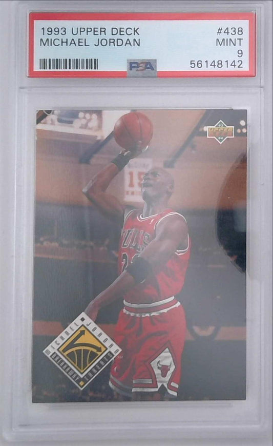 1993 Upper Deck Basketball Michael Jordan #438 PSA 9 Bulls