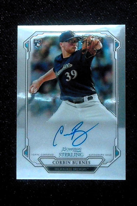 2019 Bowman Sterling Corbin Burnes Rookie Auto