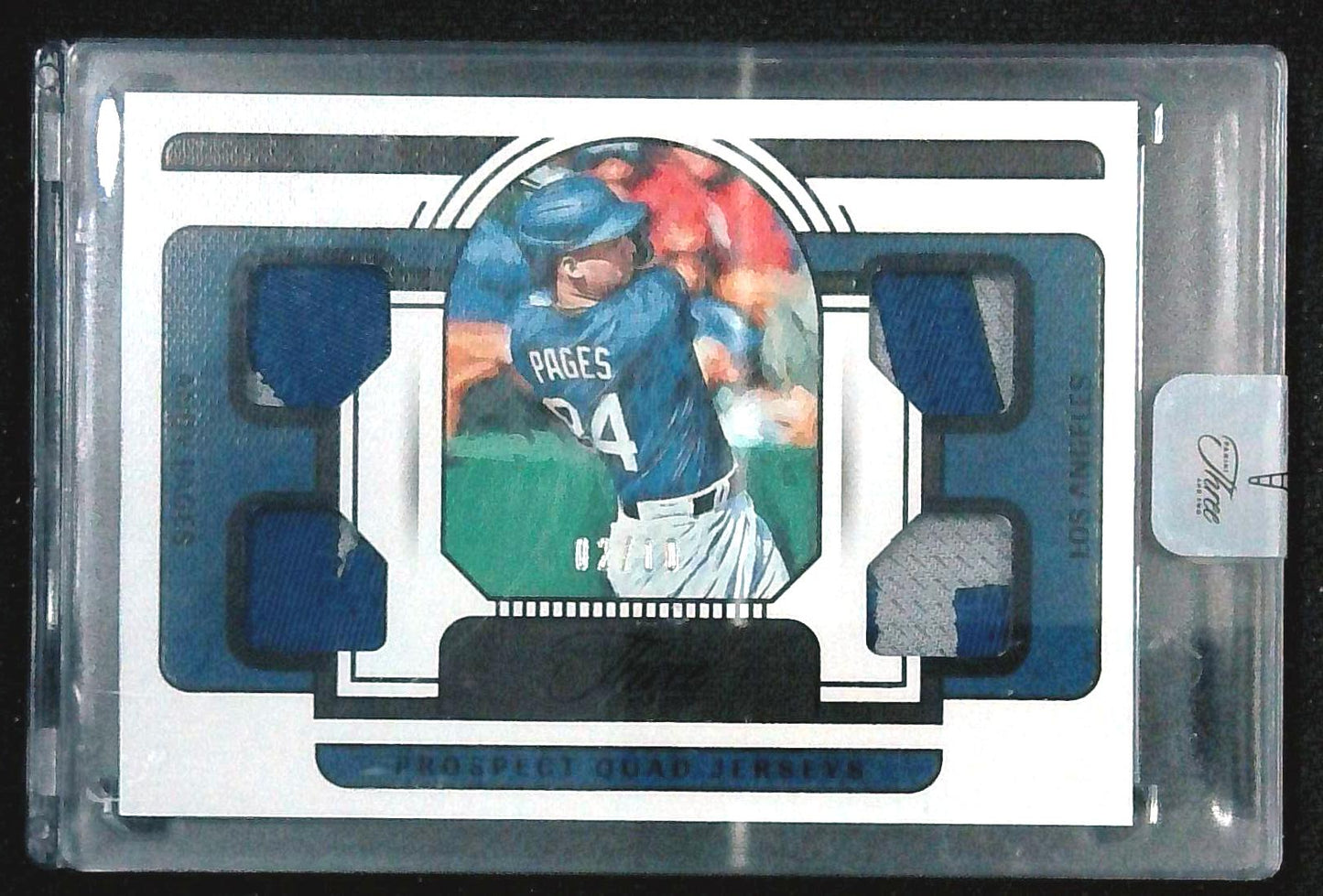 2023 Panini Three and Two 4x Jersey Patch Relic Black /10 Andy Pages
