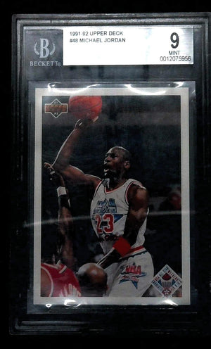 1991-1992 Upper Deck Michael Jordan BGS 9 ALL-STAR CHECKLIST