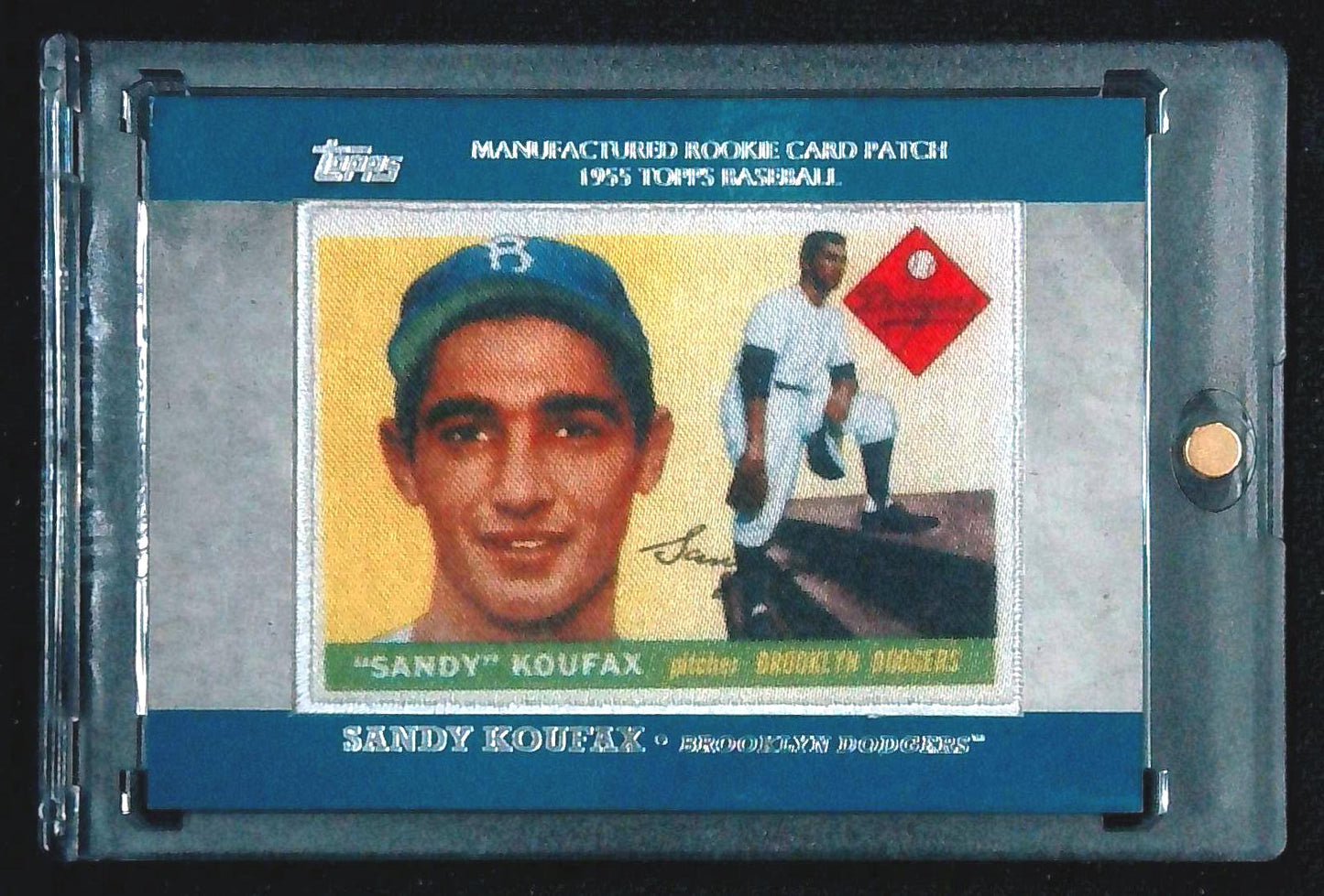 2013 Topps Rookie Patch Card Brooklyn Dodger Legend Sandy Koufax #RCP-4