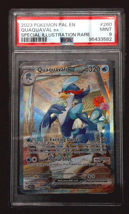 Pokemon Quaquaval ex 260/193 Special Illustration Rare PSA 9
