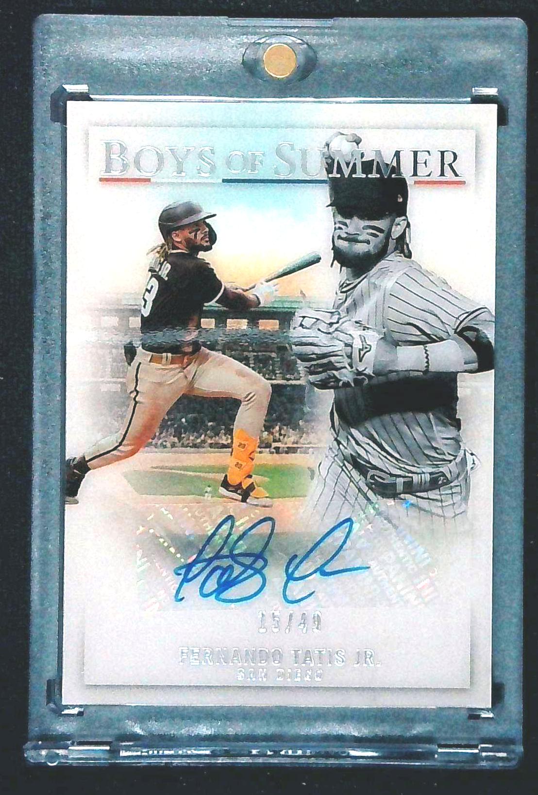 2022 Fernando Tatis Jr. Auto /49 Panini Chronicles Boys of Summer #BOS-JT