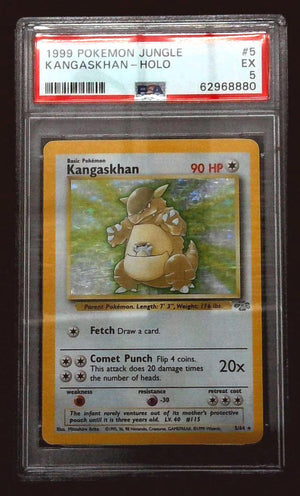 1999 Pokemon Jungle Kangaskhan Holo 5/64 PSA 5