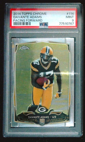 2014 Topps Chrome - Davonte Adams [RC] #114 Facing Forward PSA 9 Mint