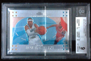 2007-08 Topps Chrome #33 Allen Iverson BGS 9