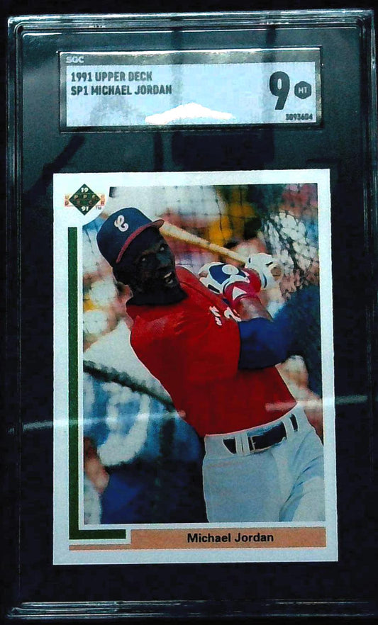1991 Upper Deck Michael Jordan RC #SP1 Rookie Card SGC 9 Chicago White Sox